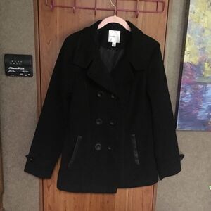 NWOT. Croft & Barrow Brand Women’s Size S Black Coat